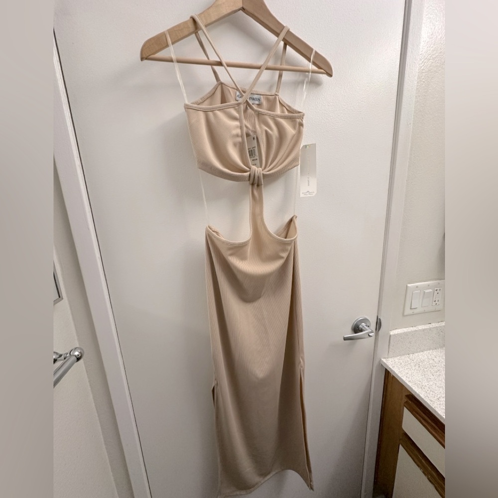 Long cut-out dress